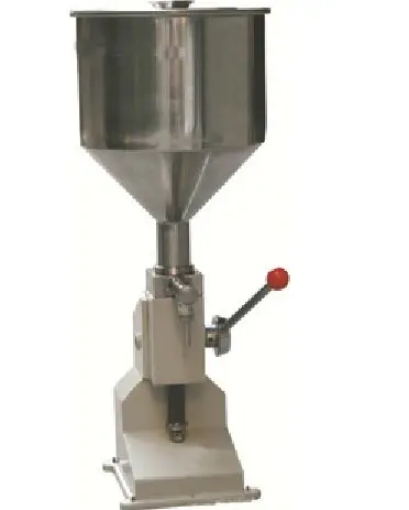 A03 Semi-automatic 5-50ml Hand Press Quantitative Filler Liquid Glass Bottle Filling Machine for Honey