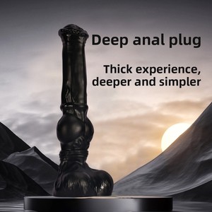 Dildo Artificial de Forma Irregular en Colores Mezclados, Modelo de Caballo y Perro, Masturbador Femenino, Vibrador, Juguete Sexual - Product Image 1