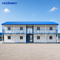 VICDOWEX Maison préfabriquée contemporaine de type T personnalisée pour chantier de construction ou bureau