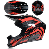 Casque de moto tout-terrain Coque résistante aux chocs en ABS Couche de tamponnage EPS Visière extensible amovible Doublure respirante