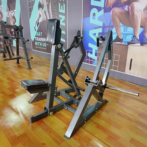 Máquina de entrenamiento de espalda vertical con carga de placas - Equipo de gimnasio en casa de acero seguro - Product Image 5