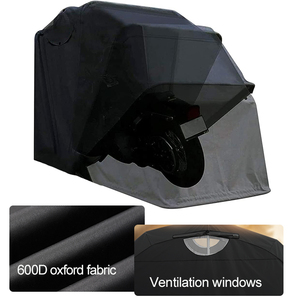Vente en gros Logo de taille personnalisée Abri <span class=keywords><strong>moto</strong></span> tous temps Tente de remise Tente Imperméable Résistant aux UV <span class=keywords><strong>Garage</strong></span> extérieur - Product Image 3