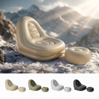 Canapé gonflable moderne d'extérieur avec pompe à air électrique, inclinable et pliable, pour festivals de musique, matelas portable, idéal pour les loisirs et le camping