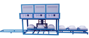 Four à résistance industriel BROTHER FURNACE 500 kg/h 2000 ° Traitement thermique en acier inoxydable avec deux plateformes et contrôle PLC - Product Image 2