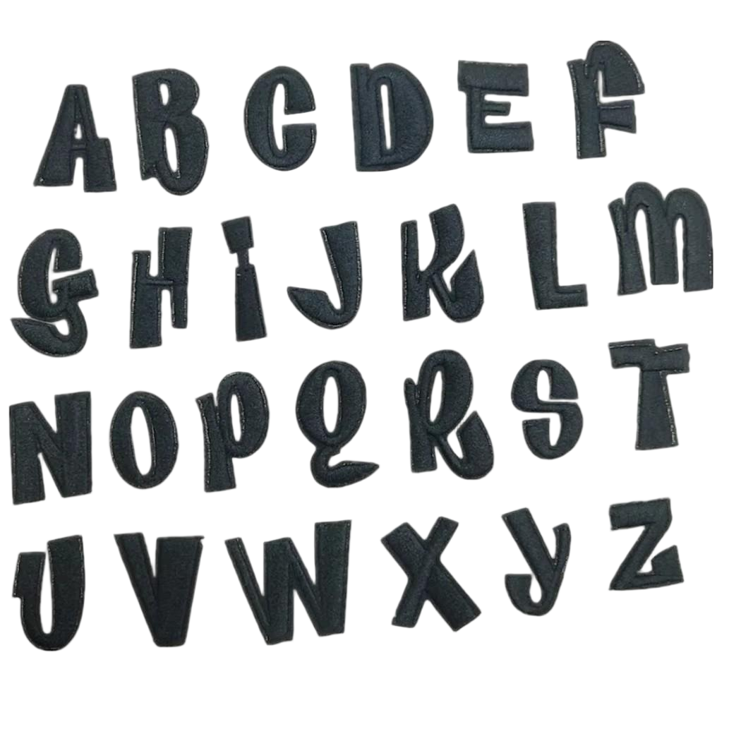 noir-lettre unique (veuillez noter la lettre dont vous avez besoin)