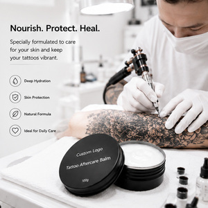 Sturdy Reliable Tattoo Balm, Uniform Density, Single & Combined <b>Weight</b> Packs, Personalized Logo Tattoo Care Balm - Product Image 5