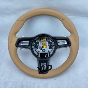Volant en fibre de carbone d'usine d'origine YLD pour la <span class=keywords><strong>nouvelle</strong></span> <span class=keywords><strong>Porsche</strong></span> <span class=keywords><strong>Cayenne</strong></span> Hybrid, pour <span class=keywords><strong>Porsche</strong></span> 718 911 991 997 970 Cayman - Product Image 1