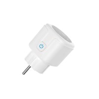 Enchufe Inteligente Tuya WiFi 16A/20A con Monitor de Energía, Control Remoto por Aplicación para PC, Android y Alexa, Temporizador, Estándar Europeo, Hogar Inteligente