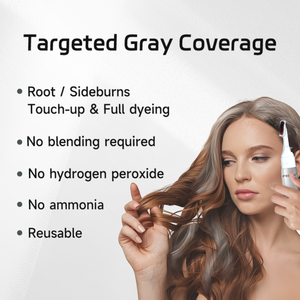 El Mejor Tinte Capilar Semipermanente Natural para Cubrir Raíces Grises, Set <span class=keywords><strong>de</strong></span> Loción en Plástico - <span class=keywords><strong>Sin</strong></span> Amoníaco, Color Duradero - Product Image 3