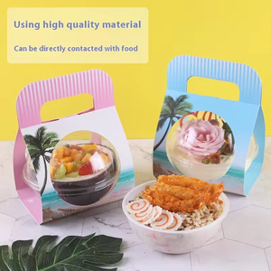 2025 noël créatif en forme de récipient alimentaire en <span class=keywords><strong>plastique</strong></span> <span class=keywords><strong>Transparent</strong></span> recyclable boîte d'emballage de qualité alimentaire pour gâteau Mousse <span class=keywords><strong>boule</strong></span> - Product Image 3