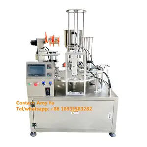 Best Price Automatic small double filling topped thick granola cup yogurt making filling sealing packing machine line