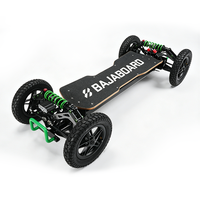 BAJABOARD ATRAX PRO Scooter électrique tout-terrain pour adultes à quatre roues avec pneus de 10 pouces, vitesse élevée de 70 km/h, étanche, autonomie de 75 km