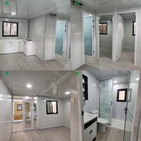 Maison préfabriquée moderne de 20 pieds avec patio, maison conteneur portable, cabine mobile, mini-maison préfabriquée, unité de vie de bureau