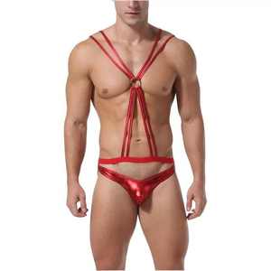 Ensemble de lingerie classique pour homme : string sexy, soutien-gorge et culotte respirants en soie/coton, lingerie fine écologique - Product Image 4