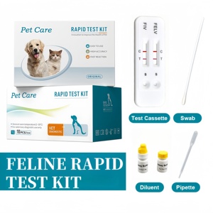 Feline Fiv Ab Felv Ag Rapid Fiv/Felv (Fiv-Combo de antígeno Snap Felv) Kit de prueba viral Cat - Product Image 3