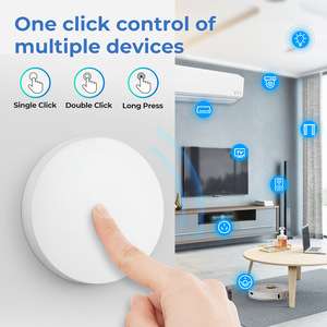 Interruptor Inalámbrico Zigbee Syntech para Hogar Inteligente, Control por Aplicación, Temporizador, Regulador de Intensidad, Universal, de Plástico, con Batería - Product Image 2
