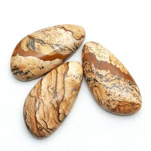 Imagen jaspe varios tamaños forma libre cabujón para la fabricación de joyas - Product Image 5