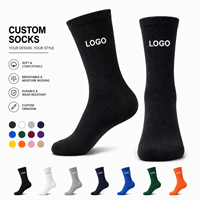 Chaussettes en jacquard personnalisées écologiques antidérapantes en Spandex/Coton, style décontracté unisexe, avec lettres personnalisées, faible MOQ, OEM, vente en gros