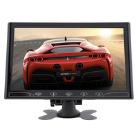 Moniteur de voiture AV ultra-fin de 10,1 pouces, durable, meilleur prix, écran de voiture AHD, moniteur LCD pour camion, camping-car, avec caméra, 4 entrées vidéo