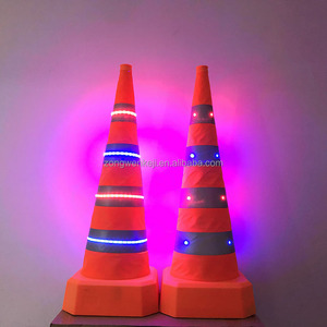 Venta caliente <span class=keywords><strong>de</strong></span> la fábrica <span class=keywords><strong>de</strong></span> venta directa <span class=keywords><strong>de</strong></span> la carretera plegable solar led <span class=keywords><strong>cono</strong></span> <span class=keywords><strong>de</strong></span> luz <span class=keywords><strong>de</strong></span> carretera - Product Image 5