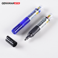 Marqueurs effaçables à sec GENVANA en gros, système d'encre rechargeable, écriture fluide, pointe conique, marqueur effaçable