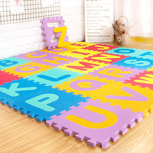 Tapis de jeu en mousse EVA, tapis de sol emboîtable, alphabet et chiffres, caoutchouc USSE, idéal pour bébé qui rampe - Product Image 2