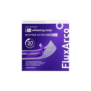 Tiras y Adhesivos Blanqueadores de Dientes <span class=keywords><strong>V34</strong></span> Púrpura Sin Peróxido, Sin Sabor Artificial, Personalizables, para una Limpieza Dental Saludable - Product Image 1