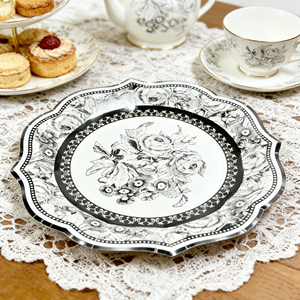 Wholesale Lanweier Eco-Friendly European Court Style Paper <strong>Cake</strong> Dinner <strong>Plates</strong> for Family Dinner Party and Wedding Meeting - Product Image 4