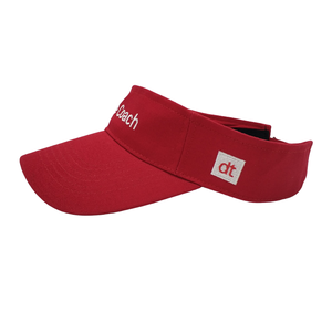 Sombreros de visera bordados Unisex personalizados poliéster/algodón de alta calidad deportes de verano ciclismo gorras de visera ajustables - Product Image 1