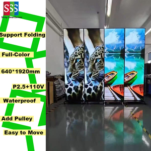 P3 64*192cm liền mạch nối không thấm nước Màn hình <span class=keywords><strong>LED</strong></span> quảng cáo kỹ thuật số <span class=keywords><strong>LED</strong></span> Video màn hình hiển thị biển quảng cáo cho trung tâm mua sắm - Product Image 5