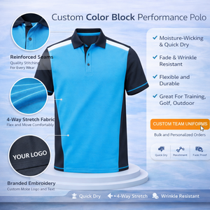 Uniformes Deportivos Elásticos en 4 Direcciones, Ropa de Equipo al por Mayor, Polos de Golf Personalizados para Exteriores con Logotipo Bordado - Product Image 4