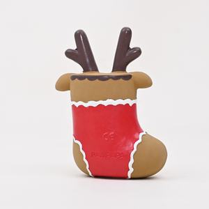 2025 yeni ProductChristmas çorap interaktif Bite lateks diş sağlık köpek köpekler için ses oyuncaklar - Product Image 1