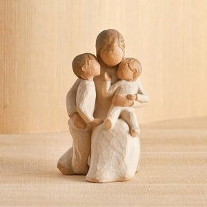 Statue en résine Uionen Mère et Enfant, Décoration de bureau à domicile, Cadeau pour la Fête des Mères, Cadeau d'anniversaire - Product Image 5