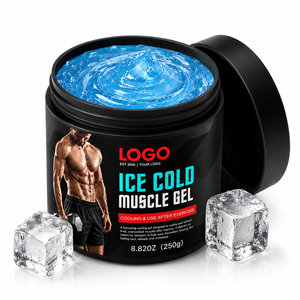 Instant Soothes Muscle Sore <b>Post</b> Workout Fast Recovery Relief Strain Refreshing Menthol Aloe Man Ice Cold Muscle Gel - Product Image 1
