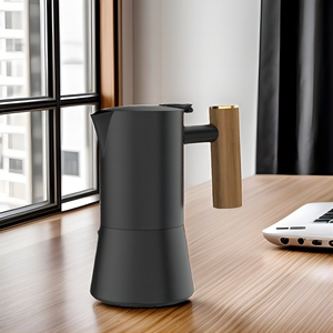DHPO 400ml Cafetière Moka en Acier Inoxydable Écologique Isolée Ensemble Espresso Unique Portable Résistant à la Chaleur Pot à Café Cadeau - Product Image 1