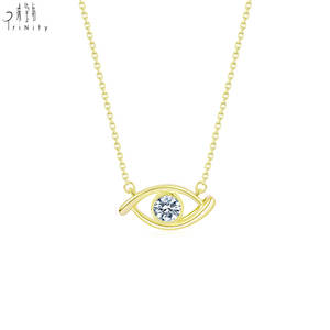 Collar con Colgante de Diamante Natural Sólido de 18K, Diseño Geométrico Exclusivo y Moderno, Joyería Fina - Product Image 2