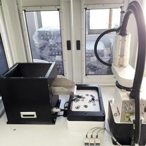 แขนหุ่นยนต์ SCARA พร้อมมอเตอร์ PLC สำหรับเครื่องป้อนแบบยืดหยุ่น เครื่องหยิบจับอัตโนมัติ พร้อมระบบภาพความแม่นยำสูงและประสิทธิภาพสูง - Product Image 3