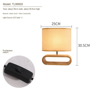 Lámparas de mesa de estilo minimalista para decoración del hogar Base de cerámica novedosa B22 Luz de escritorio de oficina personalizable para muebles de restaurante - Product Image 2