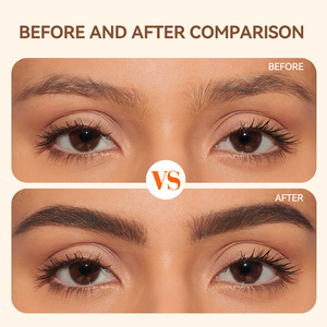Pâte à sourcils au henné 10 ml, longue tenue, usage professionnel, variations noir et brun, teinture végétalienne pour sourcils, avec étiquette privée - Product Image 5