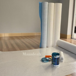 Tapis en feutre pour <span class=keywords><strong>peintre</strong></span> 150g 2x25m - Résistant à <span class=keywords><strong>l</strong></span>'eau, écologique, très absorbant pour studio d'art, hôpital et hôtel - Protection des sols - Product Image 2