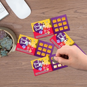 Cartes à gratter haute sécurité pour promotions commerciales, impression numérique avec multicouches et numéros de série - Product Image 5
