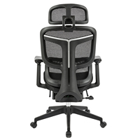 Fabricant de chaises de bureau, chaise de bureau ergonomique pivotante à dossier haut entièrement en maille avec accoudoirs 4D et repose-pieds