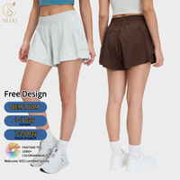 Celana Yoga Wanita Bahan Spandex Musim Panas, Longgar, Bernapas, Cepat Kering, Celana Olahraga Santai untuk Gym, Fitness, Lari, dengan Kantong
