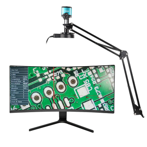 48mp 4K điện tử kính hiển vi kỹ thuật số máy ảnh 150x ống kính linh hoạt khung điện thoại thông minh PCB công cụ kiểm tra vòng ánh sáng - Product Image 2