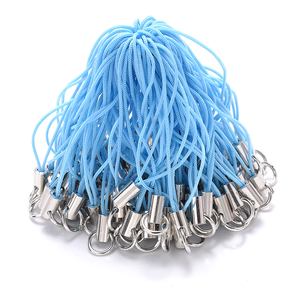 Lots <span class=keywords><strong>pas</strong></span> <span class=keywords><strong>cher</strong></span> prix fil cordon téléphone portable artisanat pendentif lanière bricolage matériaux faits à la main porte-clés bricolage jouets pendentif Clips lanière - Product Image 3