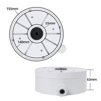 Boîtier de jonction en aluminium pour caméra, base de dissimulation de câbles, étanche, pour caméra de surveillance extérieure, plaque de jonction pour caméra dôme CCTV