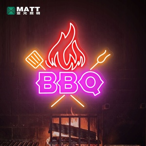 Letreros de Neón Personalizados con Logotipo de Negocio para Barbacoa, Luces LED de Neón para Restaurante, Hogar, Fiesta, Cervecería, Bar, Decoración de Pared - Product Image 1