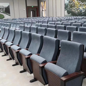 Chaises d'auditorium d'église en tissu bleu <span class=keywords><strong>royal</strong></span> personnalisées, chaises modernes pliables pour conférences, salles de conférence, <span class=keywords><strong>théâtre</strong></span>, école, maison, bureau - Product Image 1