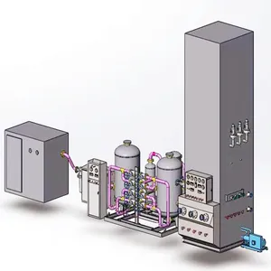 High Purity Low Cost 50Nm3/H Cryogenic Liquid Oxygen Plant For Chemical Industry