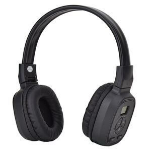 Radio FM supraaural H-392 de 50-108MHz con pantalla LCD y preajustes de estaciones para interpretación simultánea en reuniones - Product Image 6
